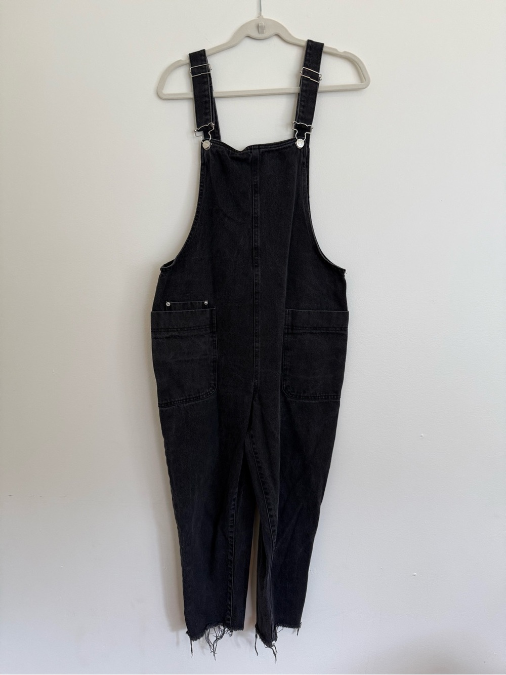 Zara Black Denim Women's Overalls